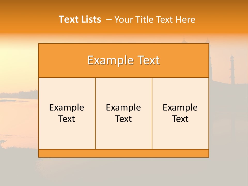 Interior For Living Room PowerPoint Template