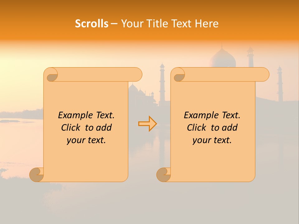 Interior For Living Room PowerPoint Template