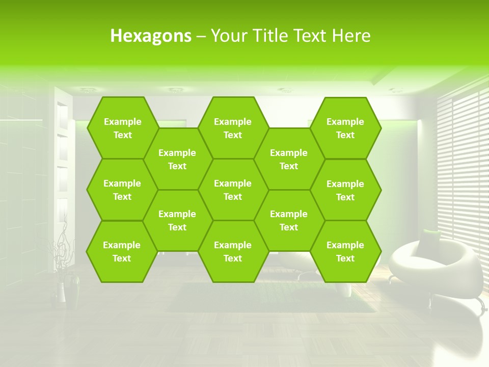 Interior For Living Room PowerPoint Template