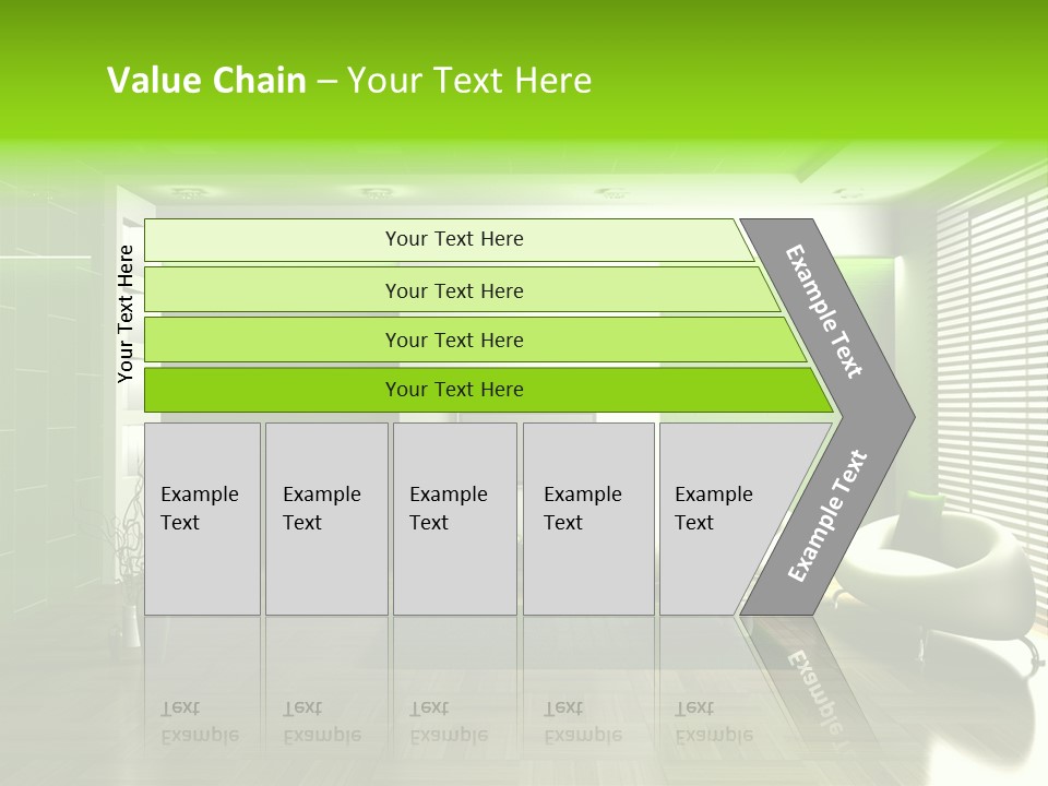 Interior For Living Room PowerPoint Template