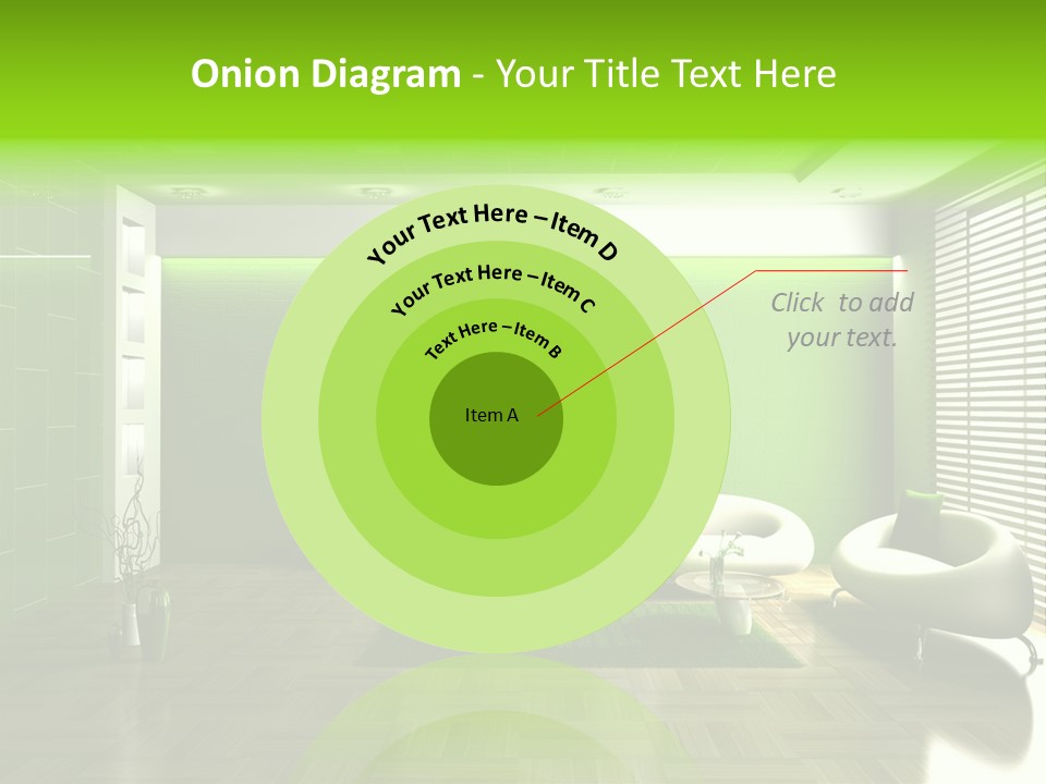 Interior For Living Room PowerPoint Template