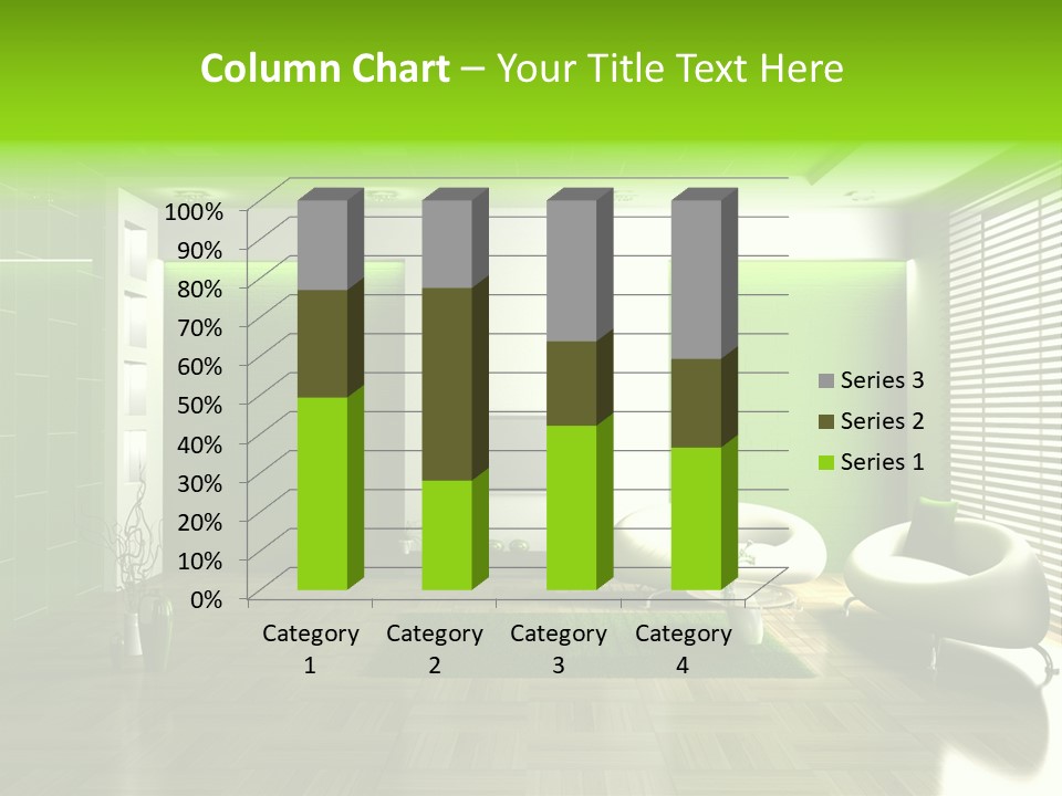 Interior For Living Room PowerPoint Template