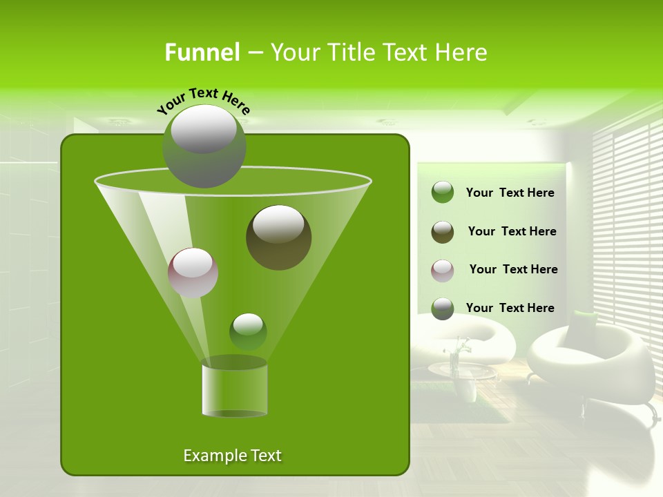 Interior For Living Room PowerPoint Template