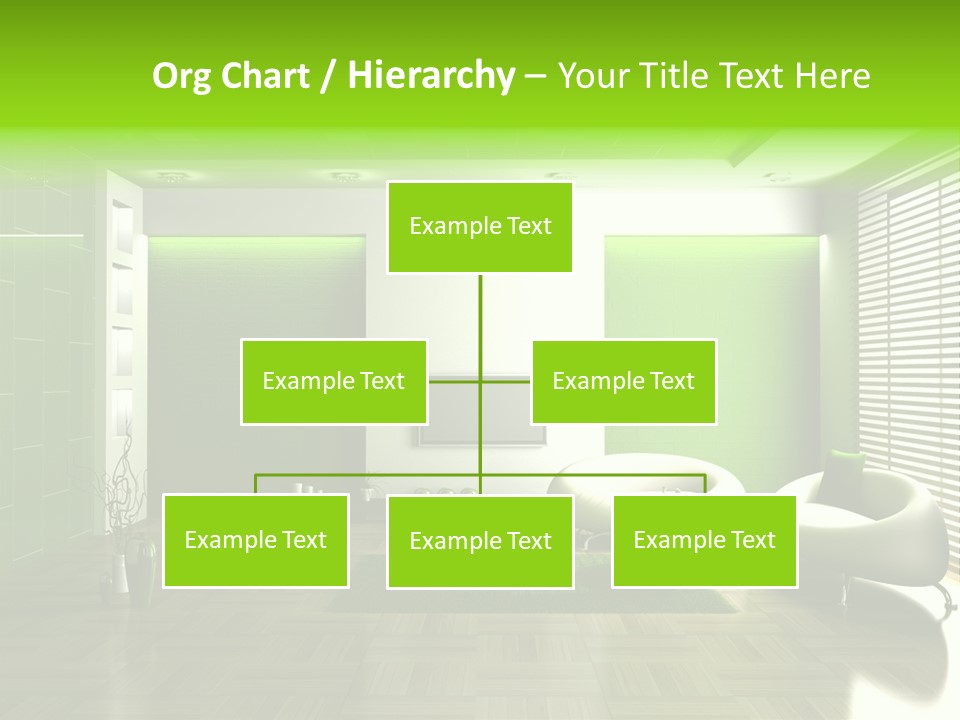 Interior For Living Room PowerPoint Template