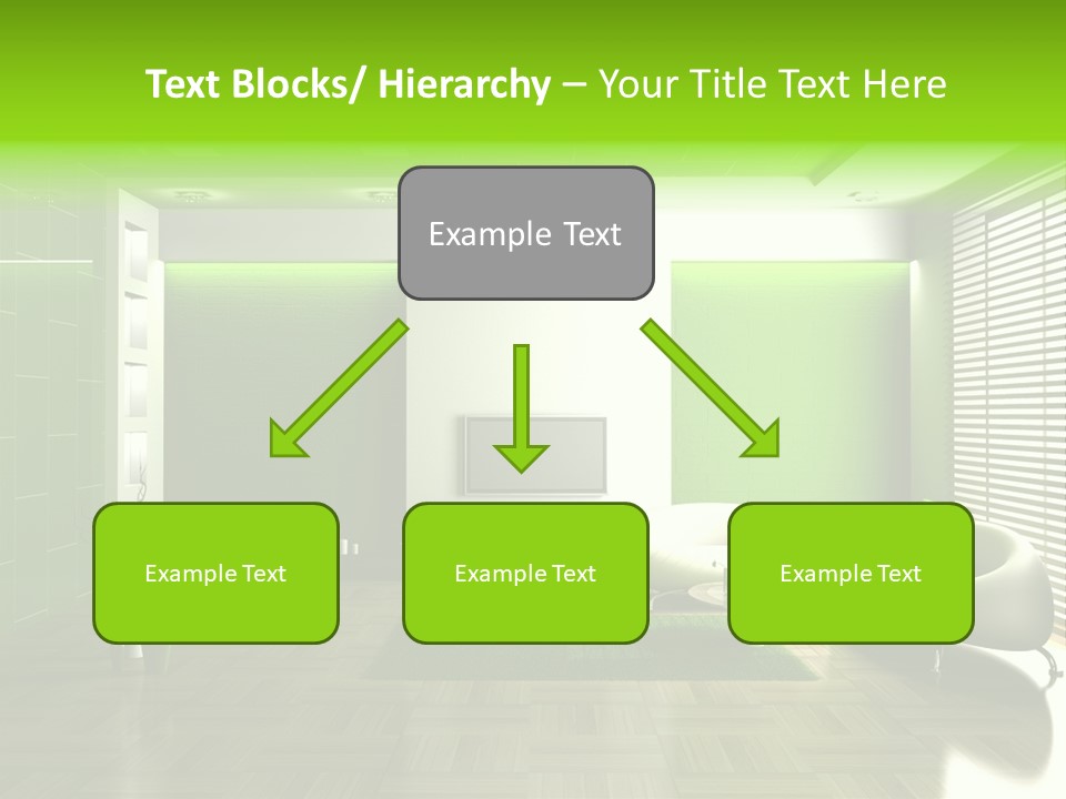 Interior For Living Room PowerPoint Template