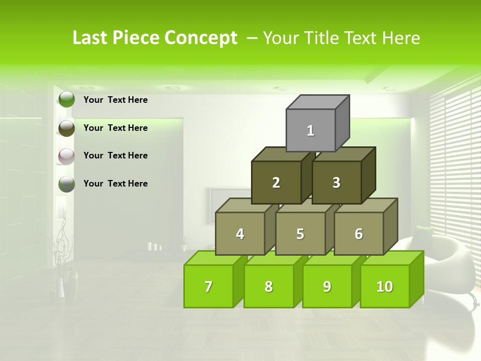 Interior For Living Room PowerPoint Template