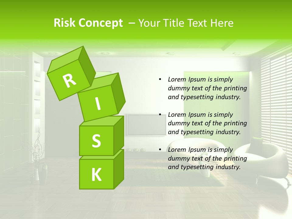 Interior For Living Room PowerPoint Template