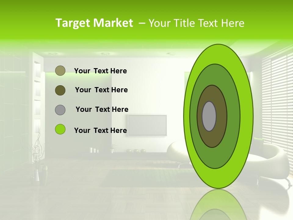 Interior For Living Room PowerPoint Template