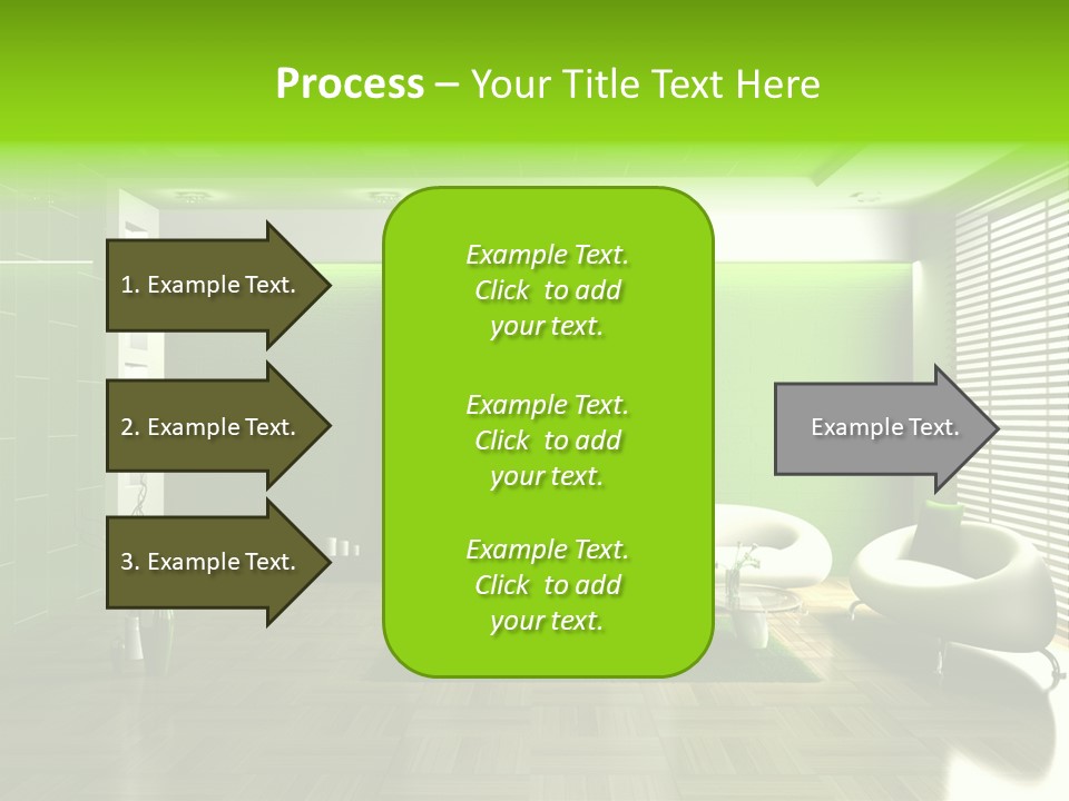 Interior For Living Room PowerPoint Template