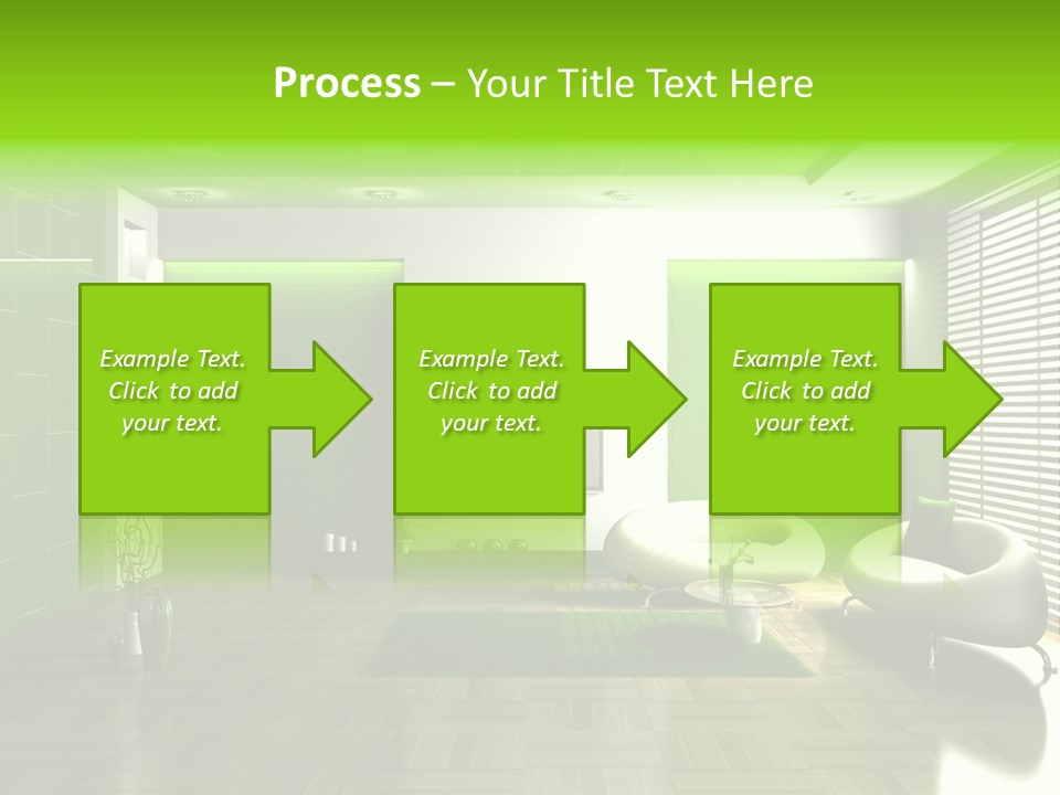 Interior For Living Room PowerPoint Template