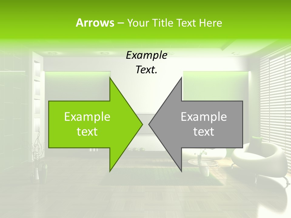 Interior For Living Room PowerPoint Template