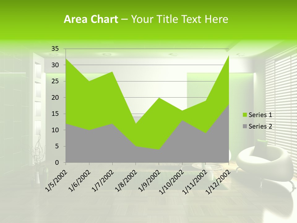 Interior For Living Room PowerPoint Template