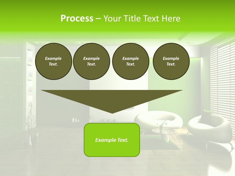 Interior For Living Room PowerPoint Template