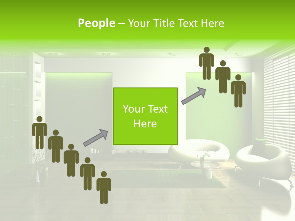 Interior For Living Room PowerPoint Template