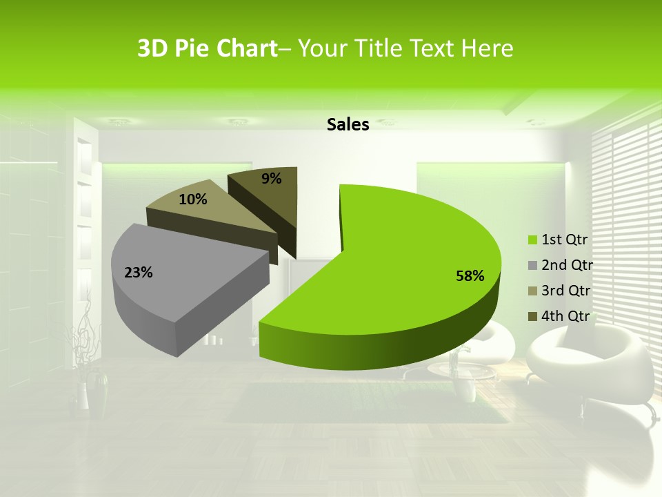 Interior For Living Room PowerPoint Template