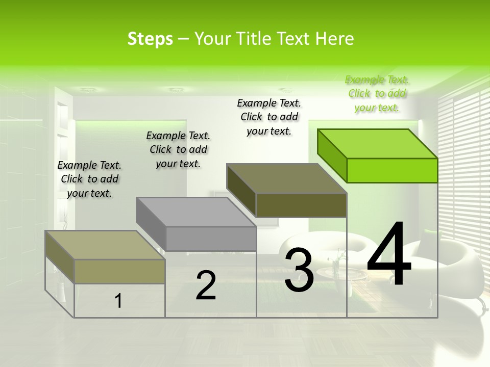 Interior For Living Room PowerPoint Template