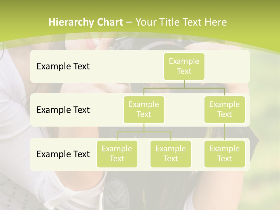 Girl With Camera PowerPoint Template