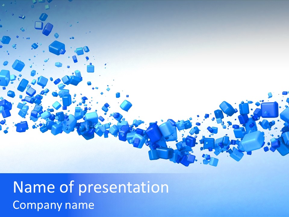 Abstract 3D Background PowerPoint Template