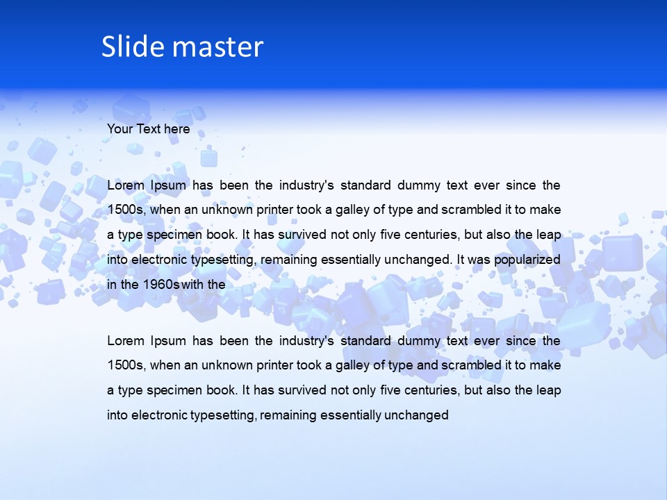 Abstract 3D Background PowerPoint Template