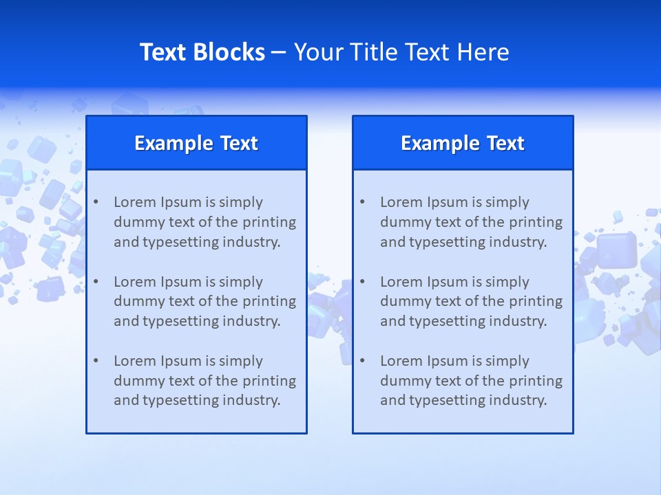 Abstract 3D Background PowerPoint Template