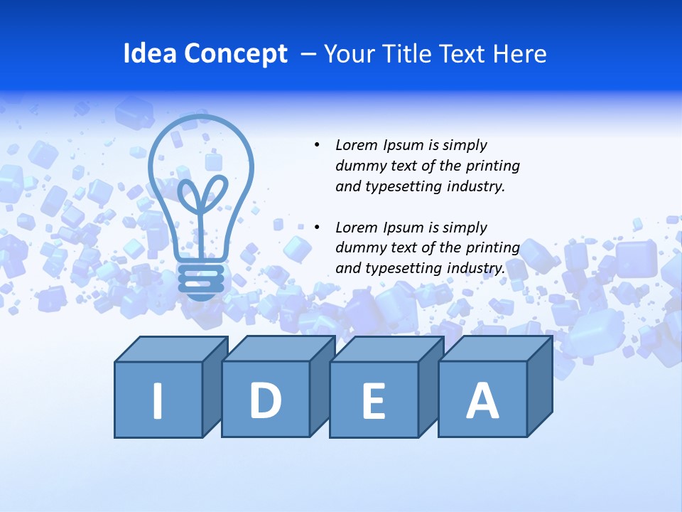 Abstract 3D Background PowerPoint Template