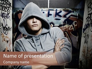 Hooligan Graffiti PowerPoint Template