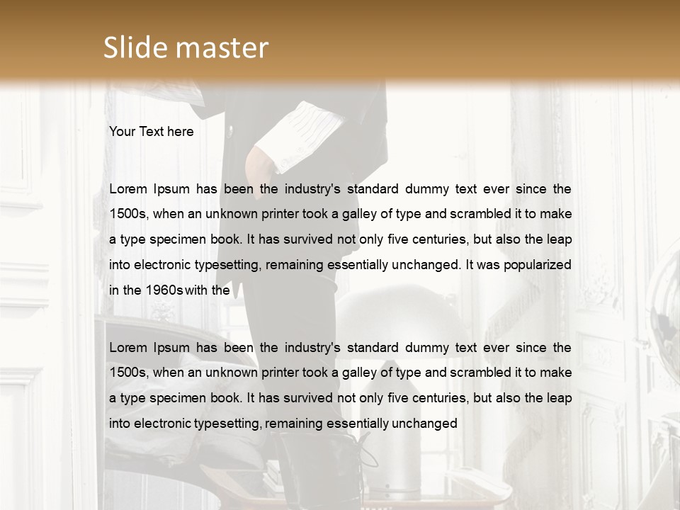 Style Person Arm PowerPoint Template
