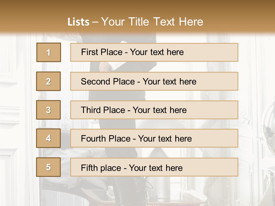 Style Person Arm PowerPoint Template