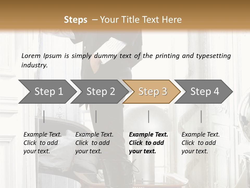 Style Person Arm PowerPoint Template