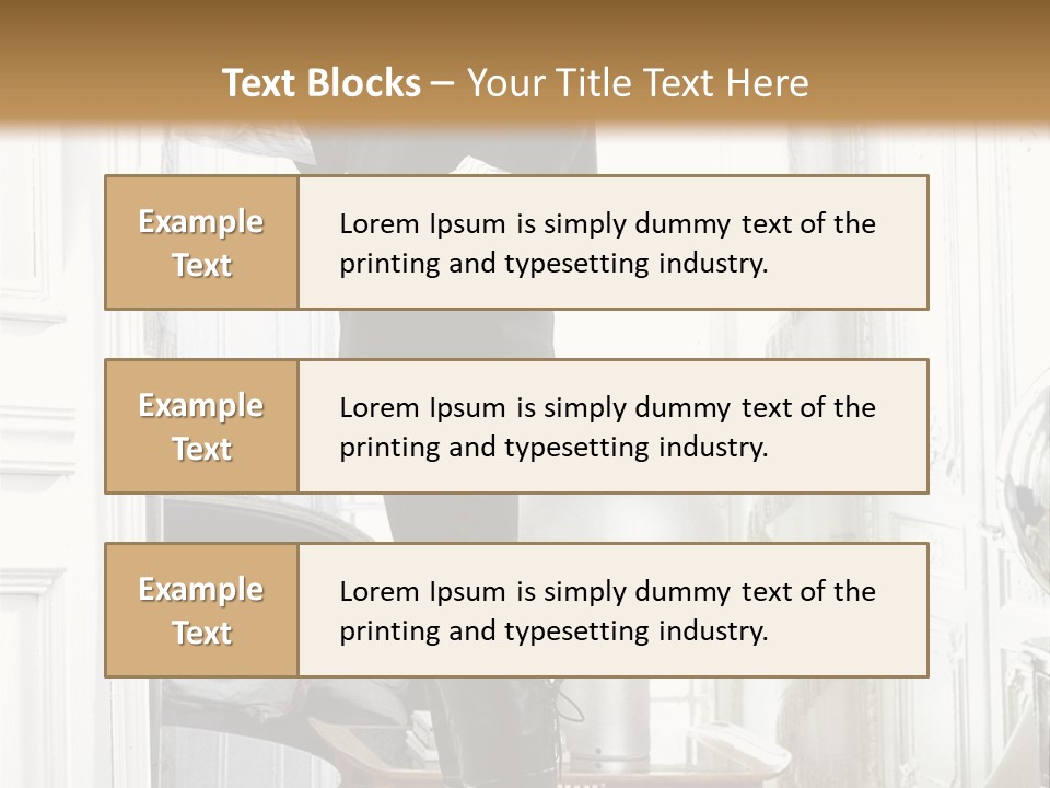 Style Person Arm PowerPoint Template