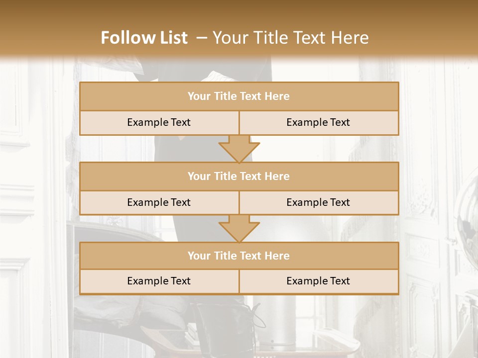 Style Person Arm PowerPoint Template