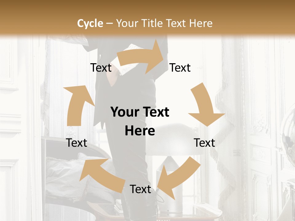 Style Person Arm PowerPoint Template