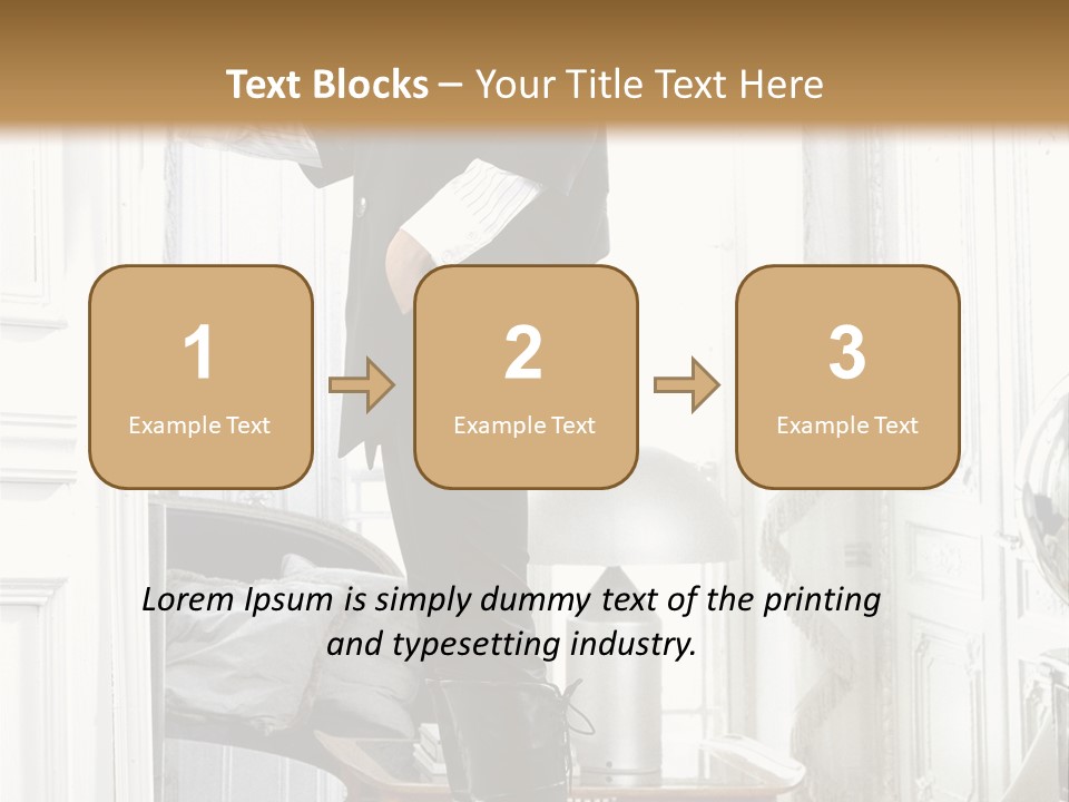 Style Person Arm PowerPoint Template