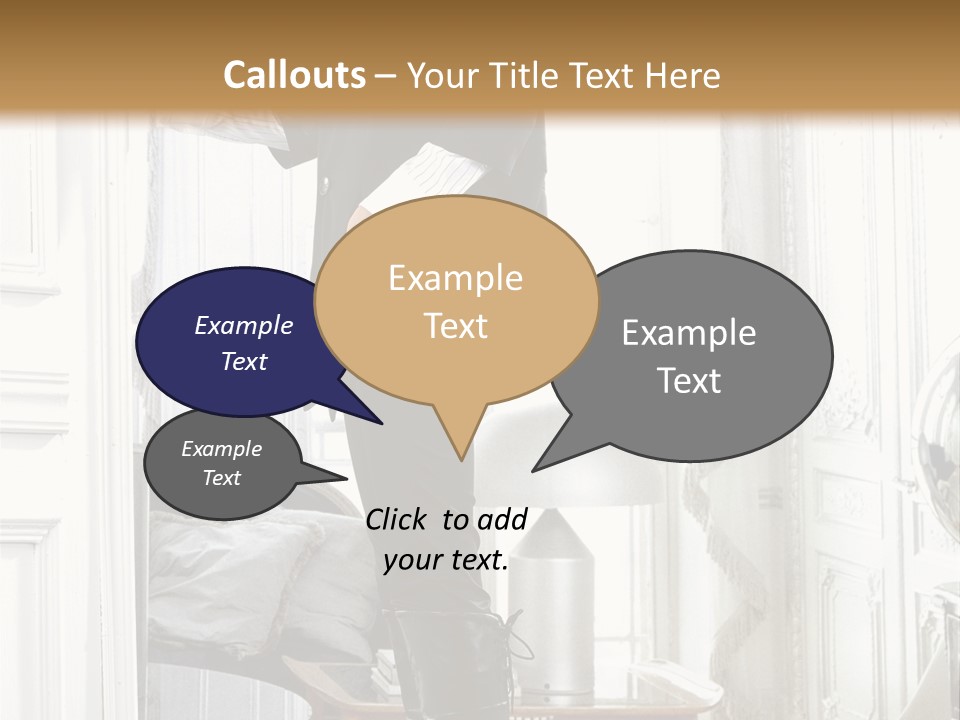 Style Person Arm PowerPoint Template