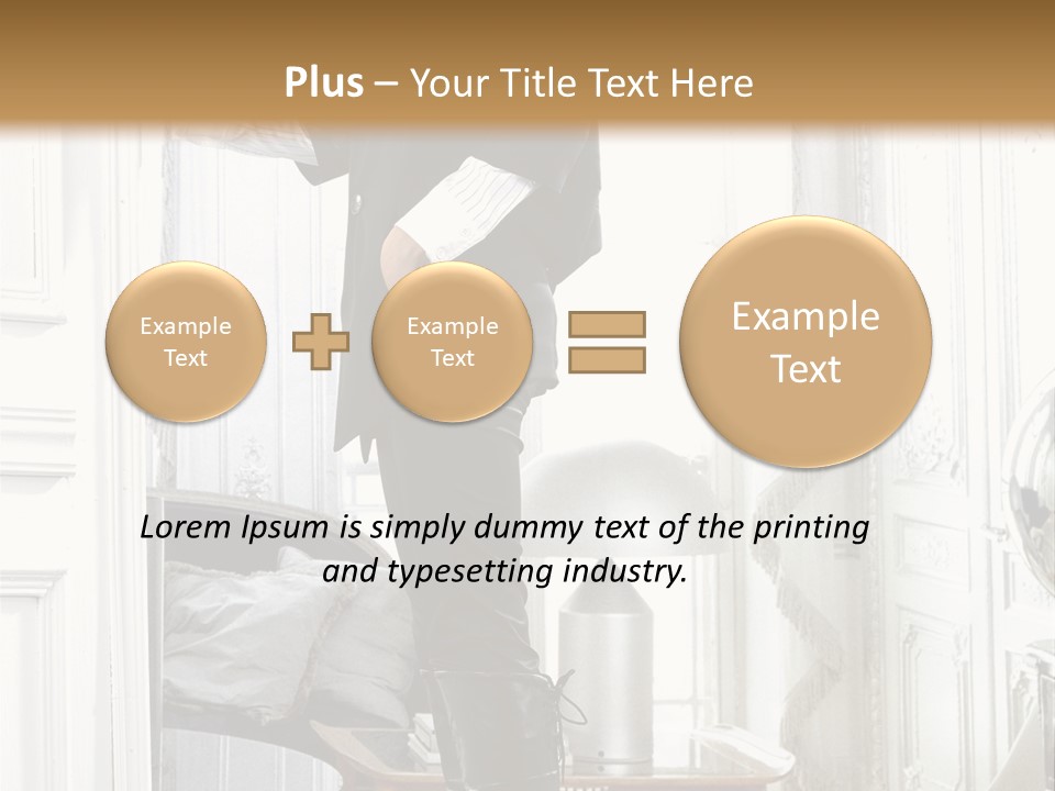 Style Person Arm PowerPoint Template