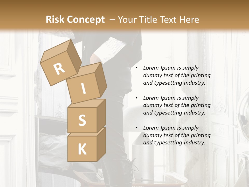 Style Person Arm PowerPoint Template