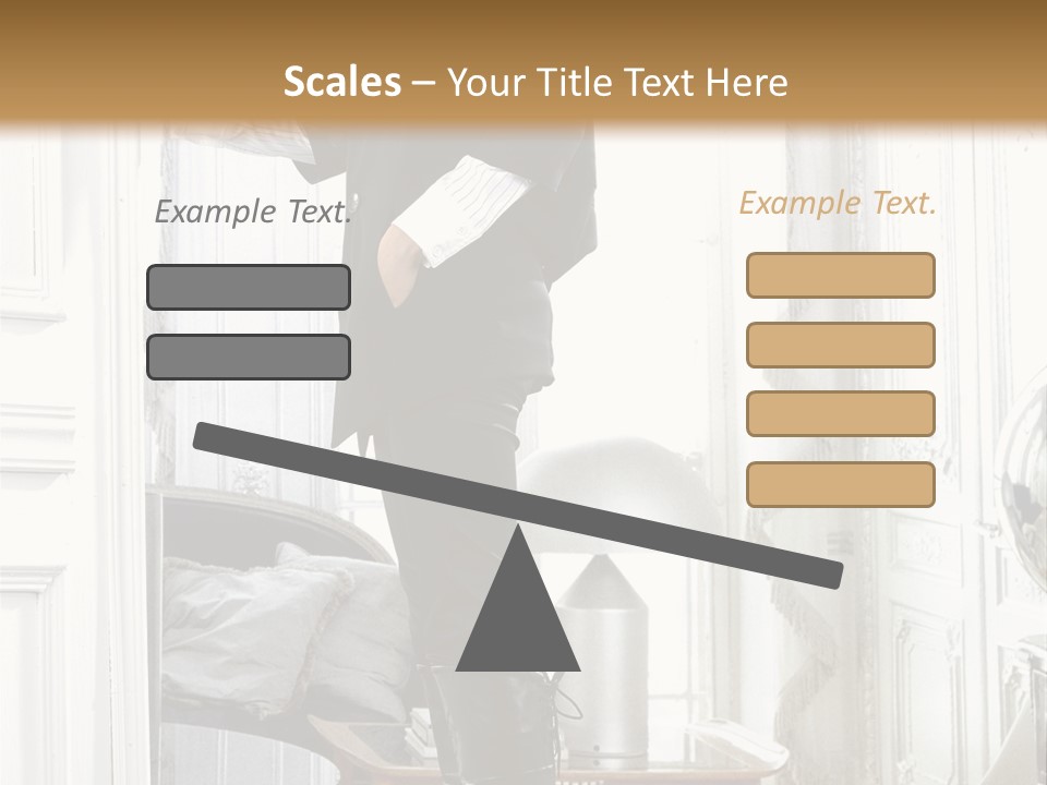 Style Person Arm PowerPoint Template