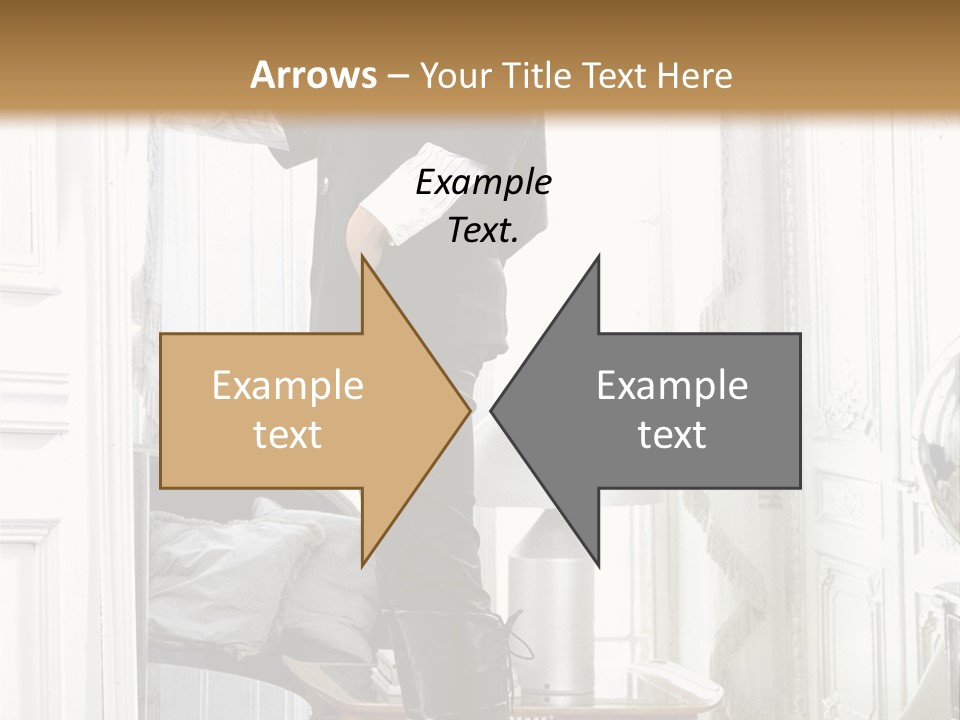 Style Person Arm PowerPoint Template