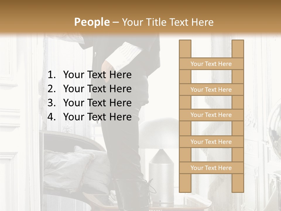 Style Person Arm PowerPoint Template