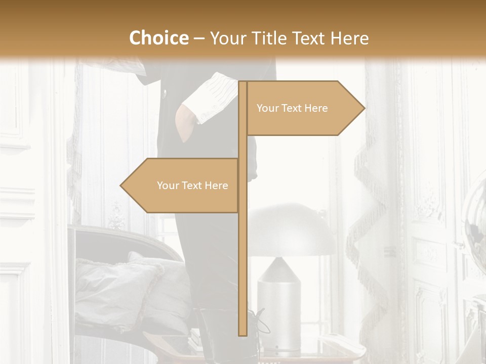 Style Person Arm PowerPoint Template
