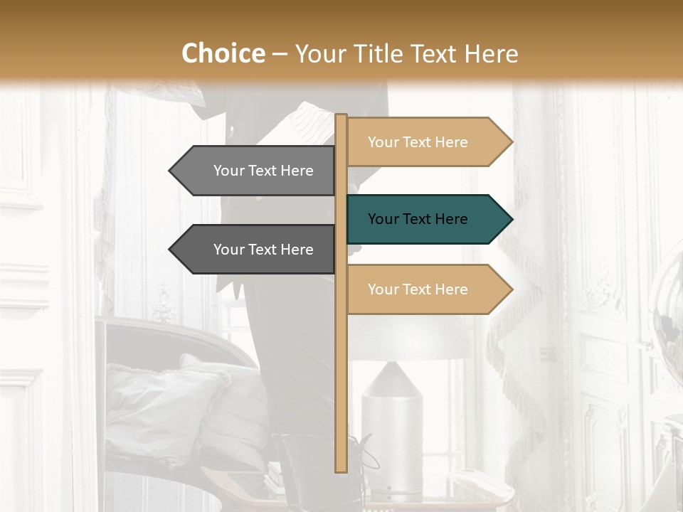 Style Person Arm PowerPoint Template