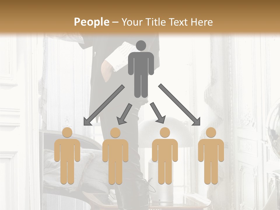 Style Person Arm PowerPoint Template