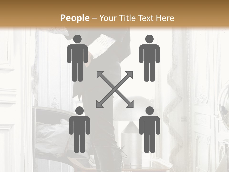 Style Person Arm PowerPoint Template