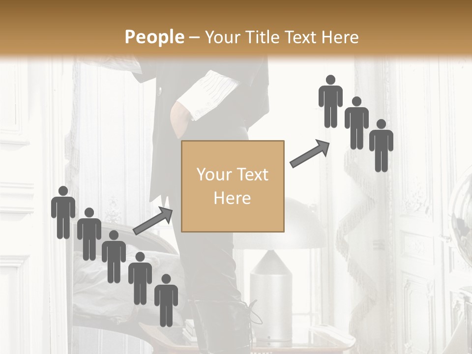 Style Person Arm PowerPoint Template