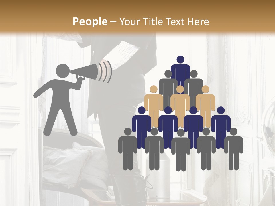 Style Person Arm PowerPoint Template