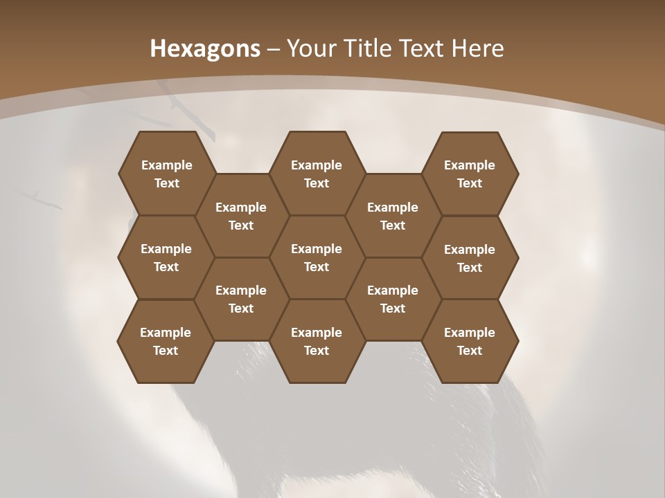 Wolf Howling At Moon PowerPoint Template