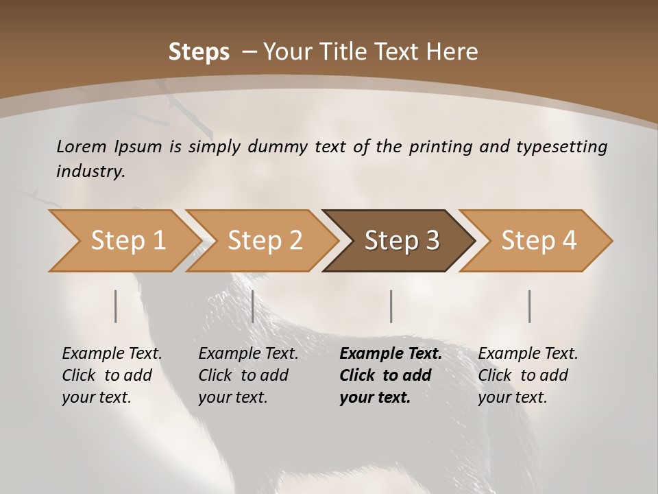 Wolf Howling At Moon PowerPoint Template