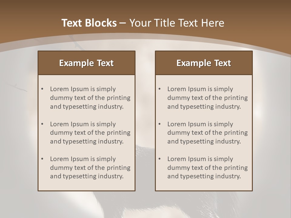Wolf Howling At Moon PowerPoint Template