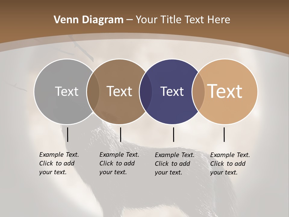 Wolf Howling At Moon PowerPoint Template