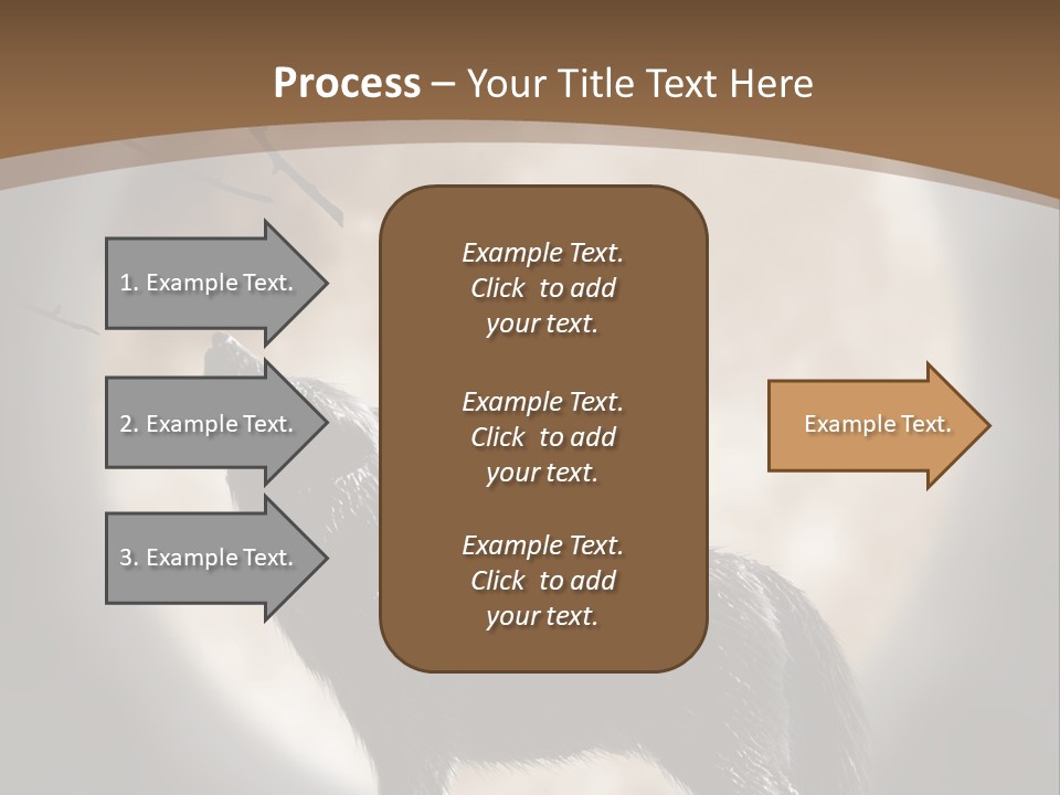Wolf Howling At Moon PowerPoint Template
